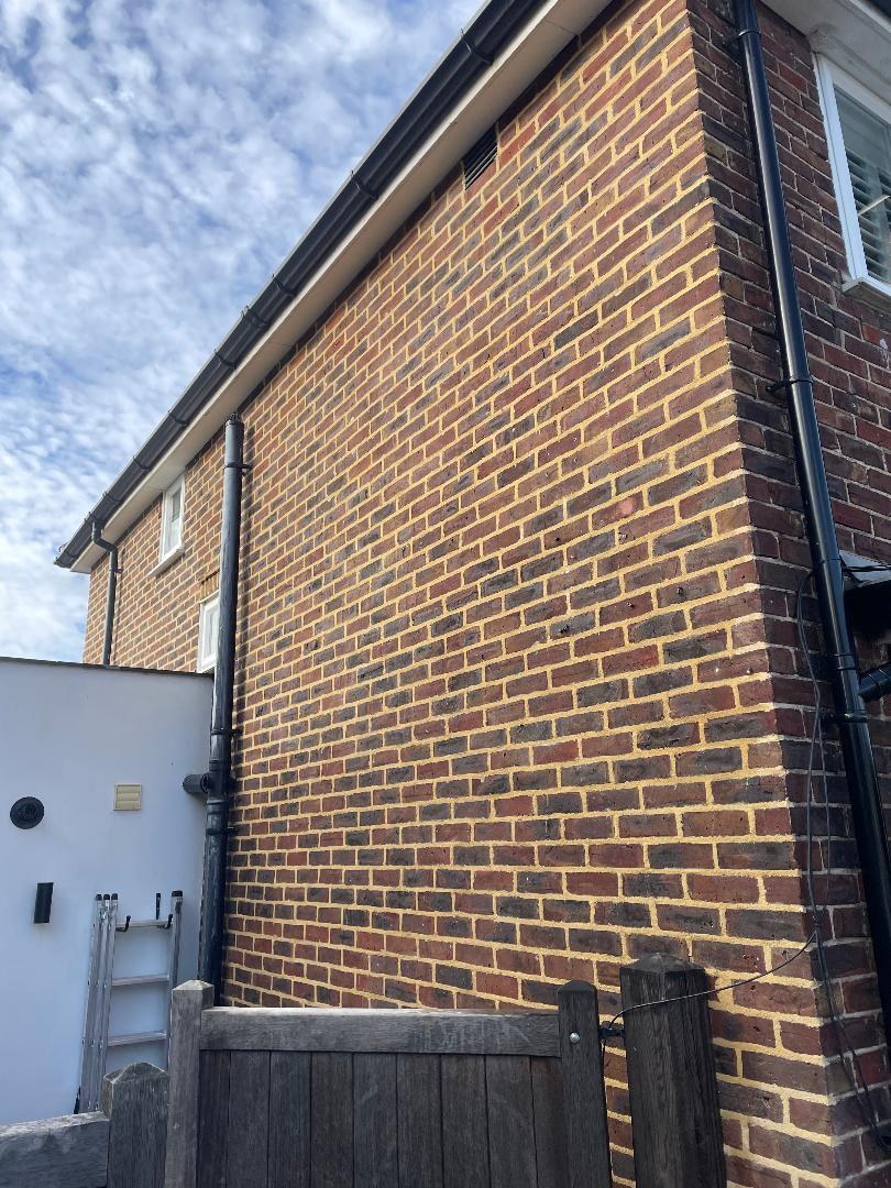 Full lime repoint on a house in Broadstairs, Kent