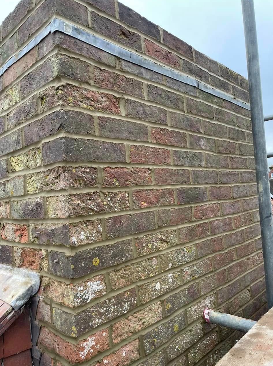 Chimney Stack Repoint in East Hoathly, Sussex