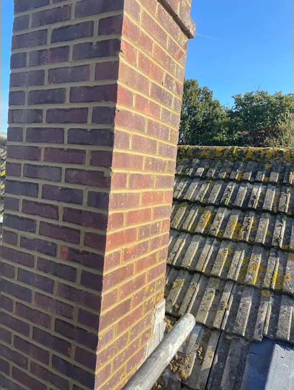Chimney stack repoint in Polegate, Sussex